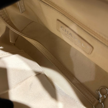 CHANEL GABRIELLE SMALL BEIGE SHEARLING [3000156]
