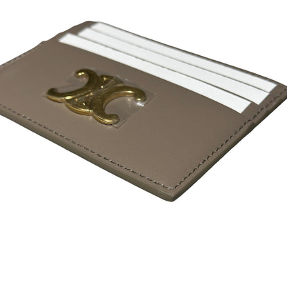New CÉLINE Card holder Grey GHW