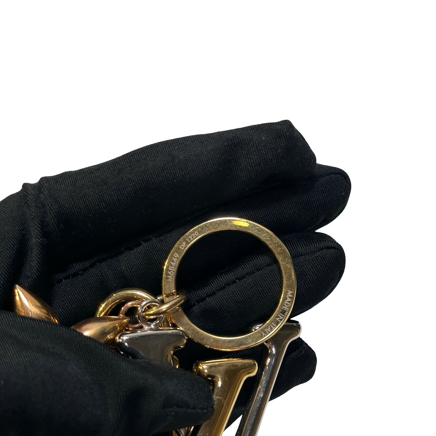 Used LOUIS VUITTON Yellow Gold White Gold Rose Gold Keychain