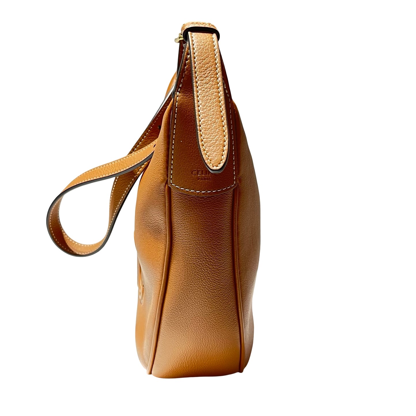 Used CÉLINE Heloise Shoulder Bag Brown GHW