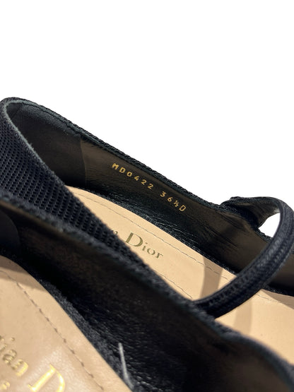 Used DIOR High Heels Shoes Black White