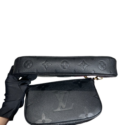Used LOUIS VUITTON Multi Pochette Black GHW