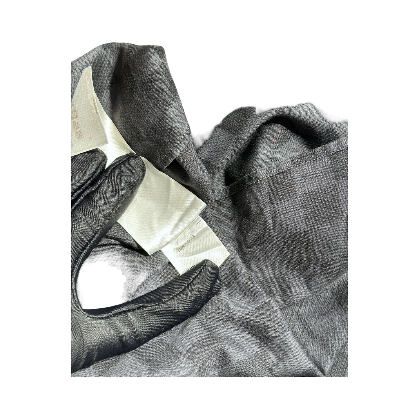LV DAMIER EBENE SHORT-SLEEVED SHIRT [20000289]