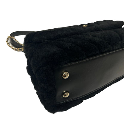 Faux fur Coco handle Two Way Shoulder Bag [101205]