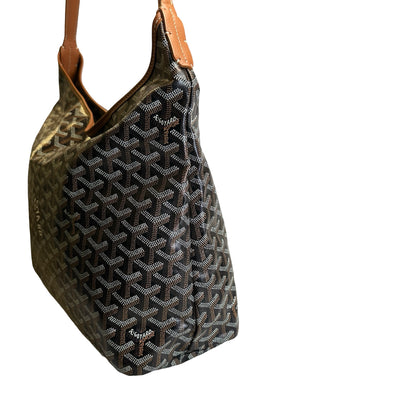 Used GOYARD Goyardine HOBO BAG Hobo Bag Black Brown