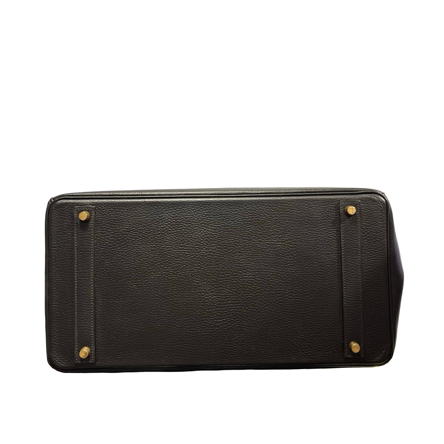Used HERMES Togo Birkin Handbag Black