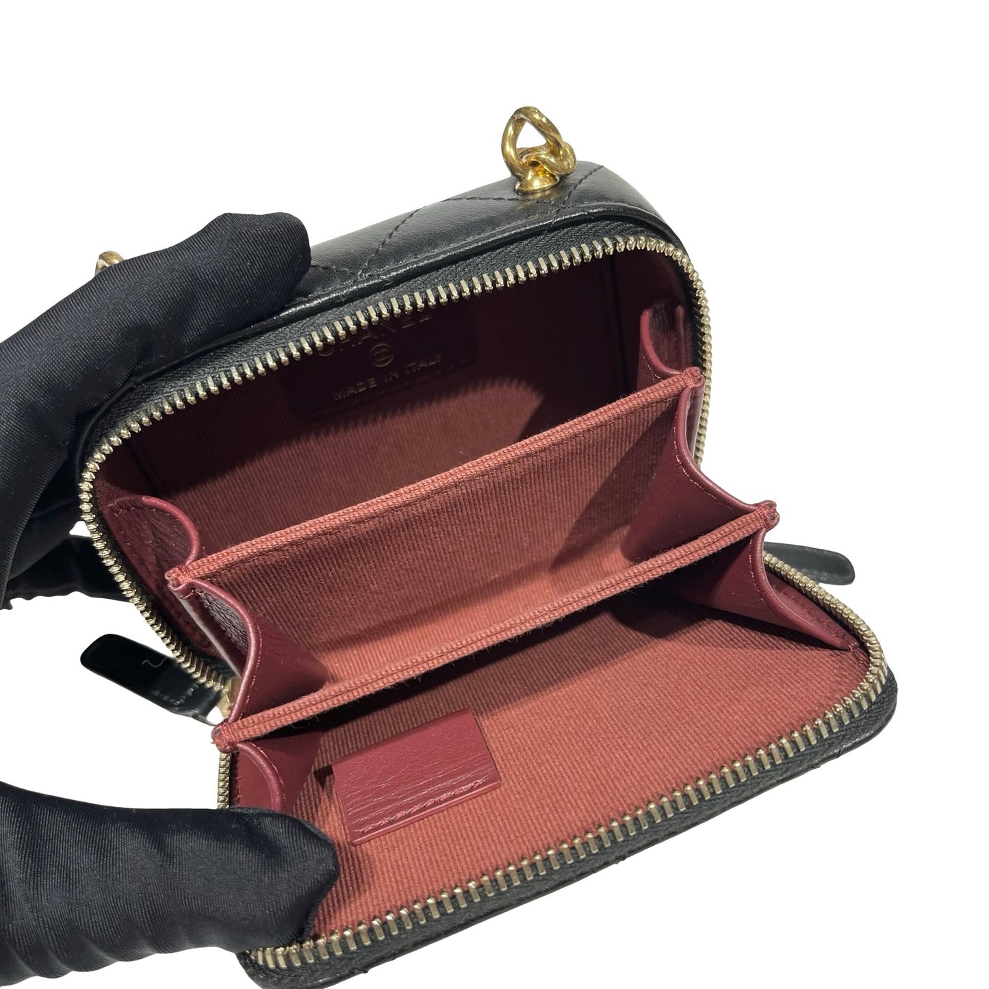 CHANEL SMALL POUCH WITH CHAIN [3000649]