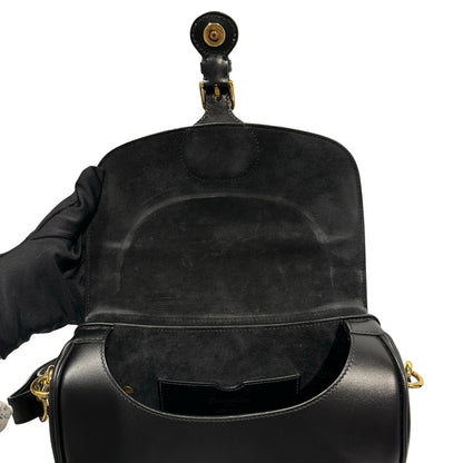 Used DIOR Bobby Cross Body Bag Black GHW