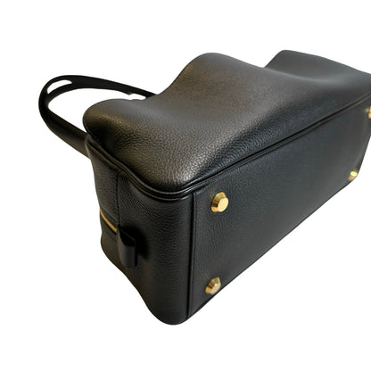 Used BALENCIAGA Leather Shoulder Bag Shoulder Bag Black