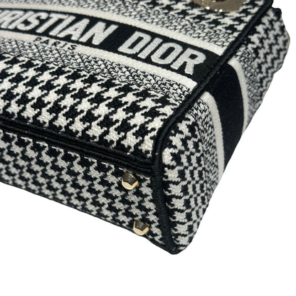 DIOR MINI LADY D-LITE CANVAS HOUNDSTOOTH GHW [3000161]