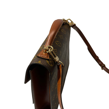 Used LOUIS VUITTON MONCEAU Cross Body Bag Brown GHW
