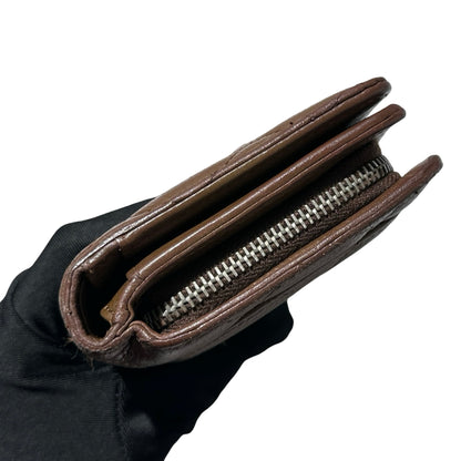 Used Chanel Wallet Brown PHW
