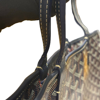 Used GOYARD Goyardine Canvas Hobo Hobo Bag Grey