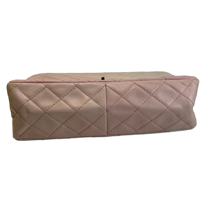 Used CHANEL Quilted 2.55 Reissue Shoulder Bag Pink Cream Ombre