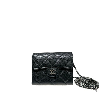 CHANEL SMALL WOC BLACK CAVIAR PHW [3000598]