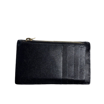 Saint Laurent Wallet Black GHW