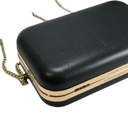 GIORGIO ARMANI Solid Si Perfume and Lipstick Set Clutch Minaudière Black Gold Red