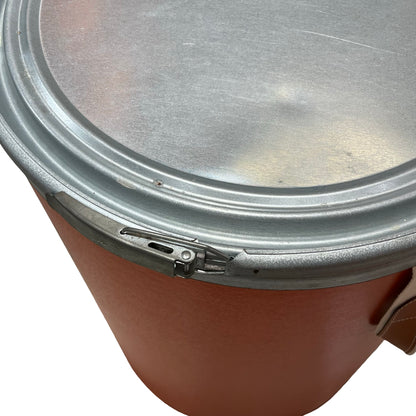 HERMES Solid Storage Bin Accessories Orange Silver