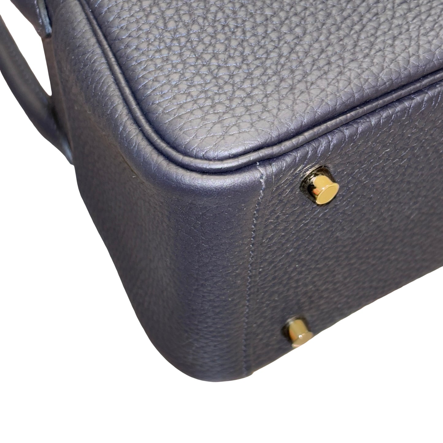 New HERMÈS Mini Lindy Two Way Shoulder Bag Caban GHW