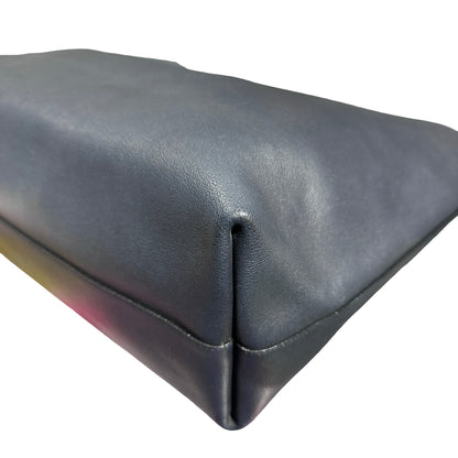 Used SAINT LAURENT East/West Supple Leather Shopping Bag Black GHW