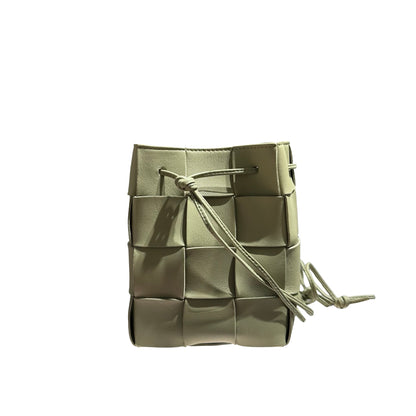 BV SMALL CASSETTE BUCKET BAG GREEN [3001021]