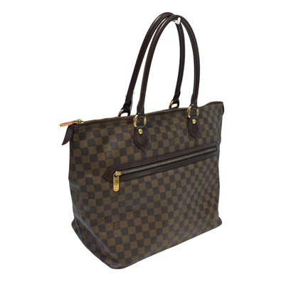 TOILE DAMIER Coated Canvas Saleya GM tote Hand Bag Hand bag [100356]