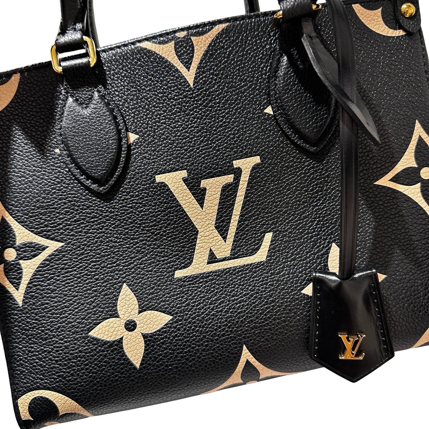 Used LOUIS VUITTON Monogram Empreinte Leather OnTheGo PM Two Way Shoulder Bag Black GHW
