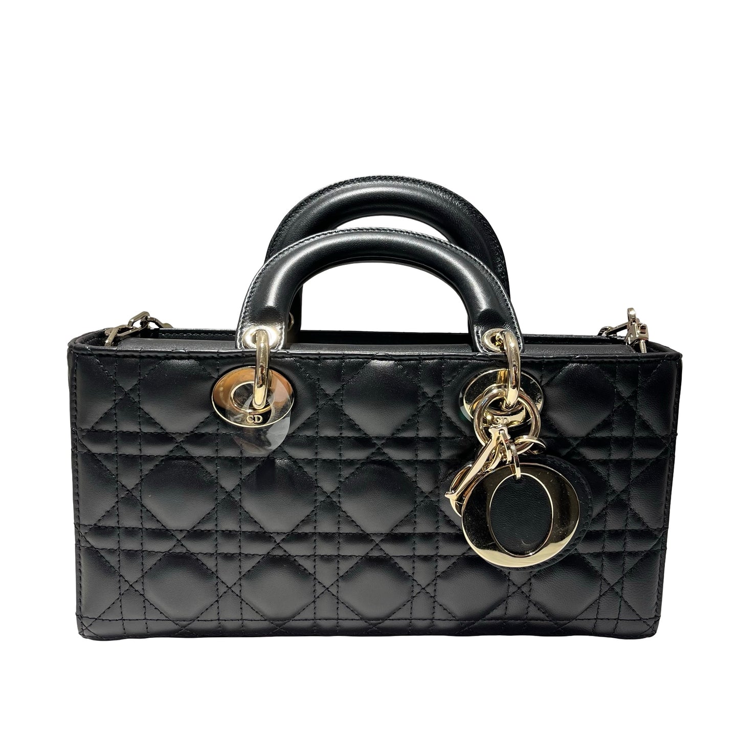 DIOR D-Joy Medium Handbag Black GHW