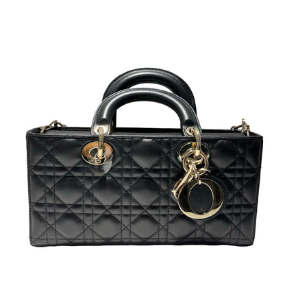 DIOR D-Joy Medium Handbag Black GHW