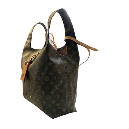 Used LOUIS VUITTON Monogram Tote Handbag Brown