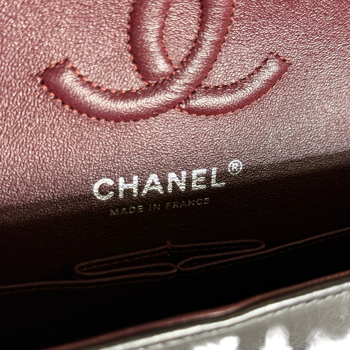 Used CHANEL Quilted Classic Flap Chain Shoulder Bag Black Silver