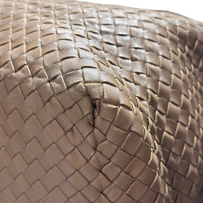 Used BOTTEGA VENETA BRICK TOTE Duffel Bag Brown