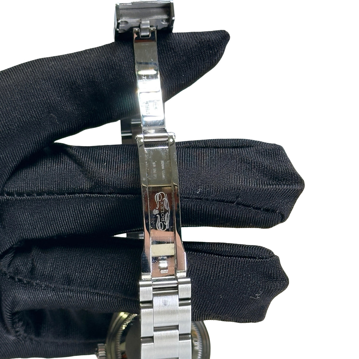 Used ROLEX Stainless Steel Oyster Perpetual Watch Blue Silver