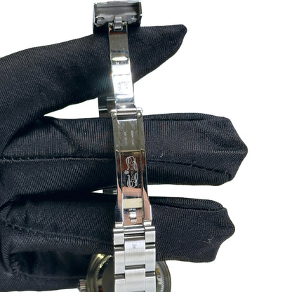 Used ROLEX Stainless Steel Oyster Perpetual Watch Blue Silver