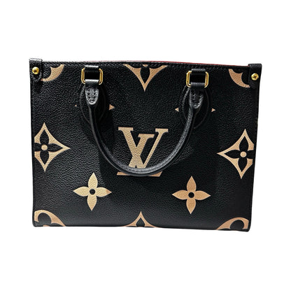 Used LOUIS VUITTON Monogram Empreinte Leather OnTheGo PM Two Way Shoulder Bag Black GHW