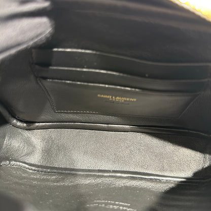 YSL MINIBAG MONO BEIGE CALFSKIN GHW [3001065]