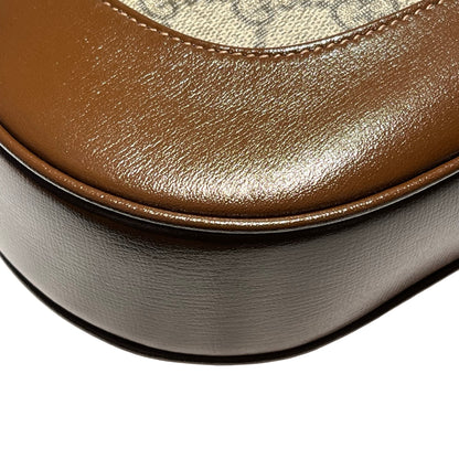 Used GUCCI Shoulder Bag Brown GHW