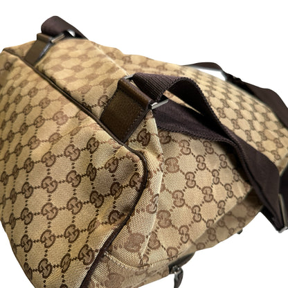 Used GUCCI GG Canvas GG Canvas Backpack Backpack Brown Beige