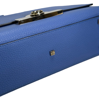 Used MOYNAT Taurillon Rejane Handbag Blue