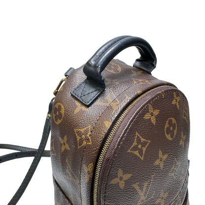 Used LOUIS VUITTON Monogram Backpack Brown Black GHW