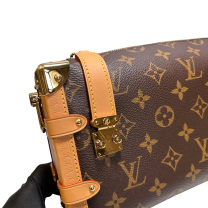 Used LOUIS VUITTON Monogram coated canvas Side trunk Trunk Brown GHW