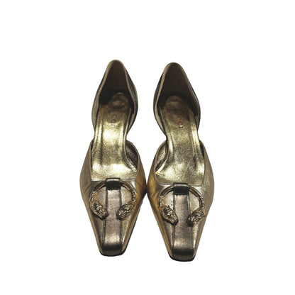 Used Gucci Heels Heels Gold