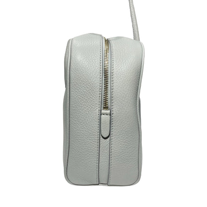 Used BURBERRY Tote Bag Grey GHW