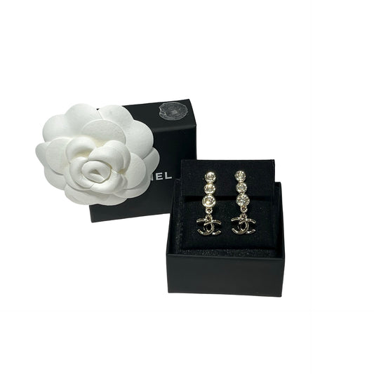 CHANEK CC EARRINGS WITH PENDANTS [3000646]