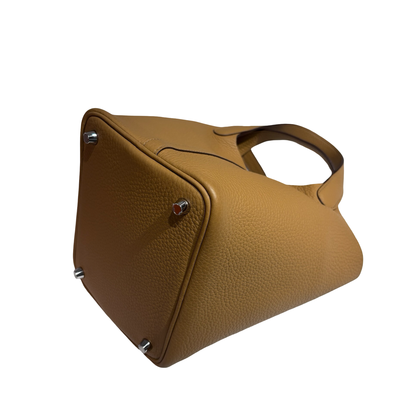 HERMES PICOTIN 18 BISCUIT BROWN PHW [3000222]