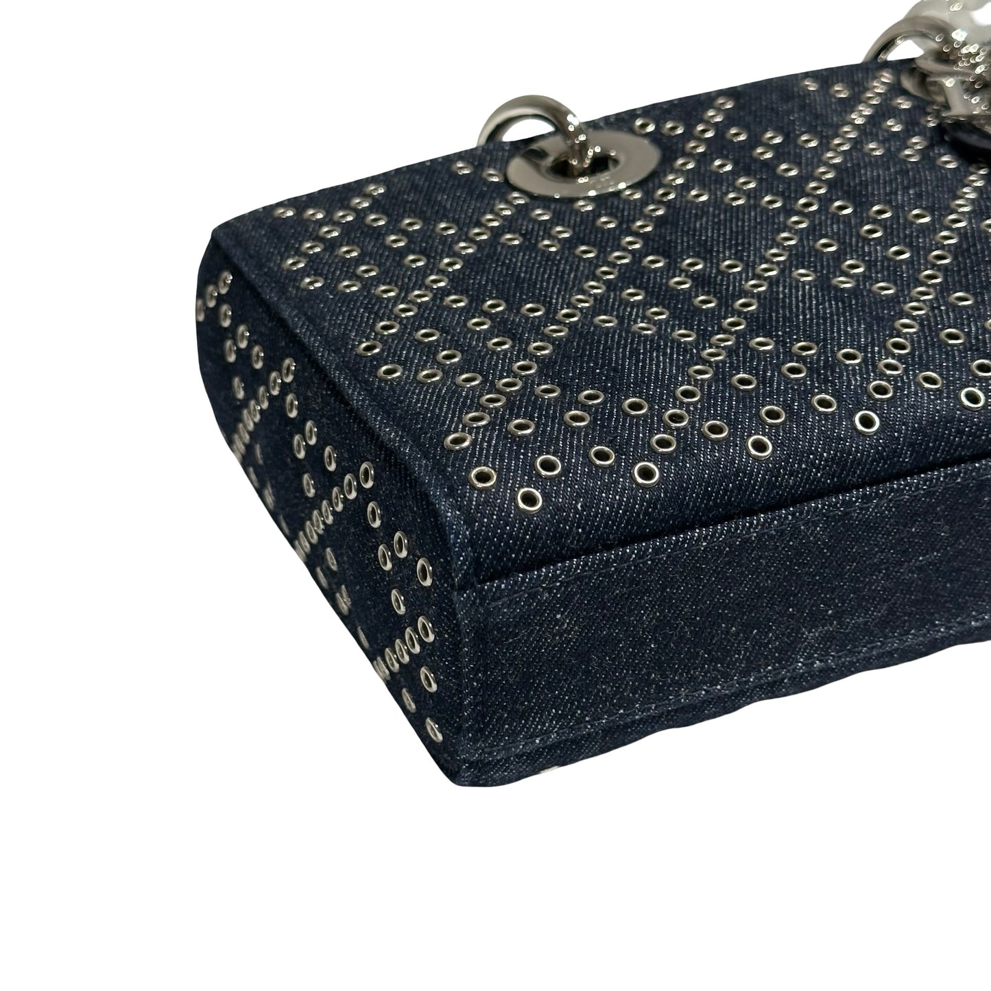 DIOR D-JOY MEDIUM 26 DENIM PHW [3000159]