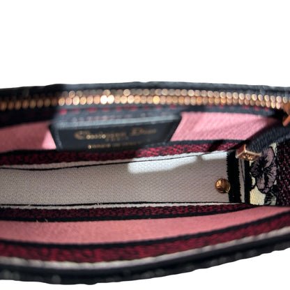 DIOR MINI LADY D-LITE CANVAS MULTICOLOR FLORILEGIO EMBROIDERY GHW [3000163]