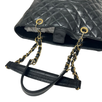 Matelasse Quilted Calfskin Chanel Caviar Tote Bag [101272]