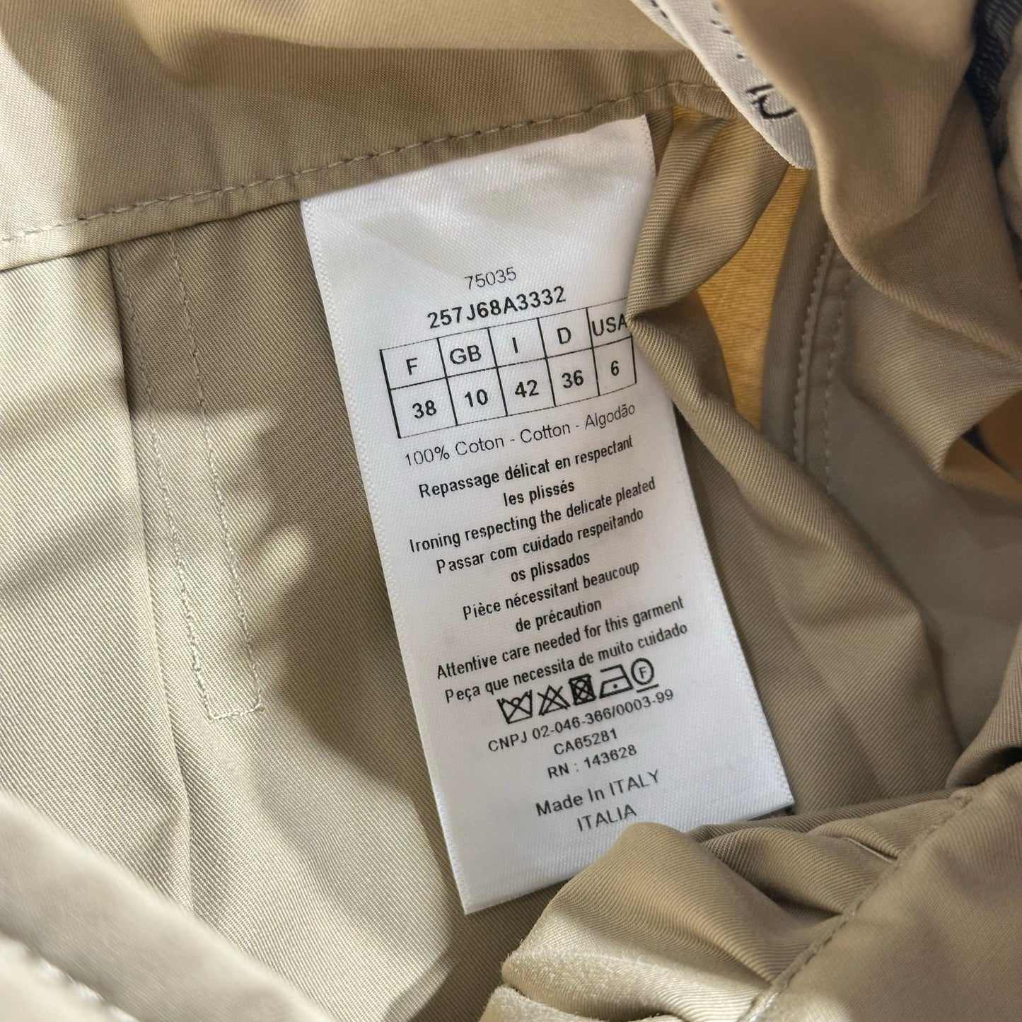 DIOR ASYMMERTRIC SKIRT [3000319]