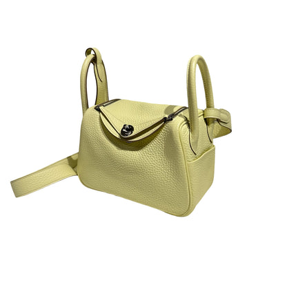 HERMES MINI LINDY I8 YELLOW PHW [3001150]